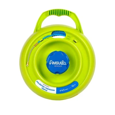 Imagen de Anguila Max Winder Enrollador Poliéster Trenzado Triple Color Azul Diámetro 4,5mm 12 metros
