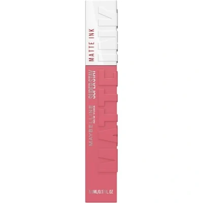 Imagen de Maybelline New York, Superstay Matte Ink, Pintalabios Mate De Larga Duración, Fucsia Claro, 180 Revolutionary, Vanilla