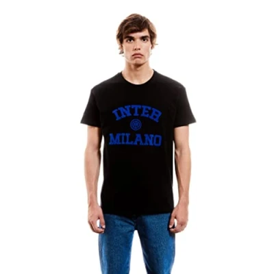 Imagen de Inter T Shirt Regular, Unisex Adulto, Negro, S