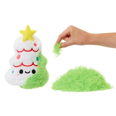 Imagen de Fluffie Stuffiez Holiday Christmas Tree Pequeño Peluche Coleccionable Sorpresa al Abrir la Caja Blando ASMR Abrazable DIY, Piel para Tirar Niños +4 Años y Coleccionistas