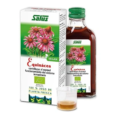 Imagen de Salus Jugo Natural de Equinácea Complemento Alimenticio 200 ml Contribuye al Fortalecimiento del Sistema Inmunitario Elaborado con Hierba Fresca