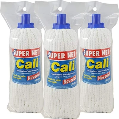 Imagen de Fregona de Microfibras Super Net Cali. 250 Gramos. 3 Unidades.