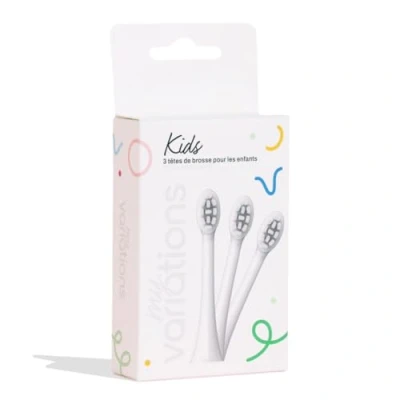 Imagen de My Variations Kids Pack de 3 cabezales cepillo dientes eléctrico sónico para niños