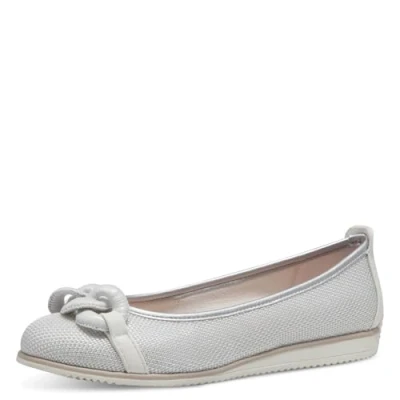 Imagen de MARCO TOZZI Damen Ballerinas 2 22121 44, Zapatos Tipo Ballet Mujer, Color Blanco, 40 EU
