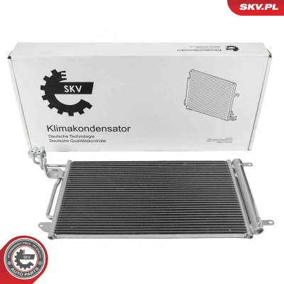 Imagen de ESEN SKV 86SKV012 Condensador con secador Aluminio 610mm VOLKSWAGEN: Polo V Hatchback, IV SEAT: Ibiza 4, Toledo 4 ST