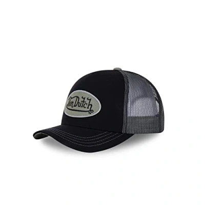 Imagen de Von Dutch Gorra para Hombre, Color Negro y Verde Kaki