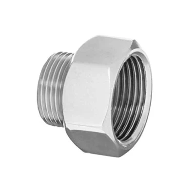 Imagen de 1/2&quot; x 3/8&quot; Accesorios de tubería en reducción conexión cromo mujer macho