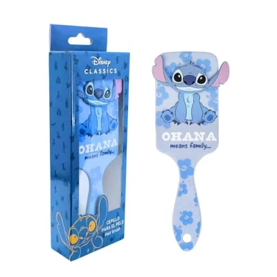 Imagen de Disney Stitch Cepillo para el Cabello, Accesorios Pelo Niñas, Peine Desenredante, Antitirones, 3D, Regalo Mujer Niñas y Adolescentes