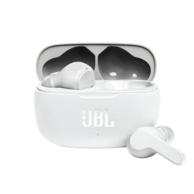 Imagen de Auriculares bluetooth con micrófono jblw200twswht