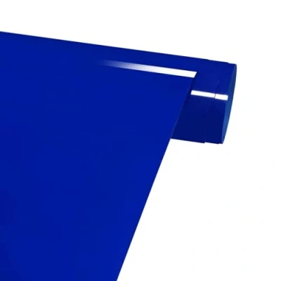 Imagen de FORBELL Vinilo de transferencia calor, película hierro textil 30,5 cm x 3 m, plotter (Azul Neón)