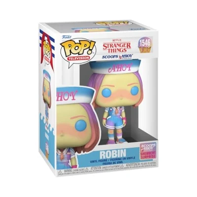 Imagen de Funko Pop! TV: Stranger Things Robin (Scoops Ahoy) Figura de Vinilo Coleccionable Idea Regalo Mercancia Oficial Juguetes para Niños y Adultos TV Fans