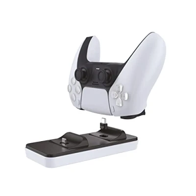 Imagen de DR1TECH GamePow+ Cargador Para Mando PS5 Dualsense Con Recarga Rápida Estación de Carga Doble Controlador Inalámbrico PS 5 Plug Removible