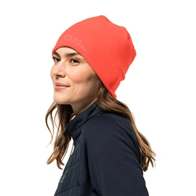Imagen de Jack Wolfskin Real Stuff Gorro de Lana, Coral, Talla única Unisex Adulto