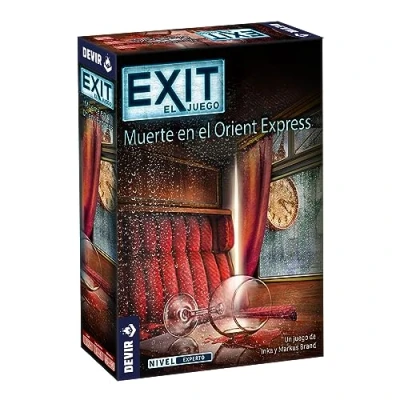 Imagen de Devir Exit: Muerte en el Oriente Express, Juego de Mesa Español, con Amigos, Escape Room, Juegos Misterio, Adulto, 1 4 jugadores (BGEXIT8)