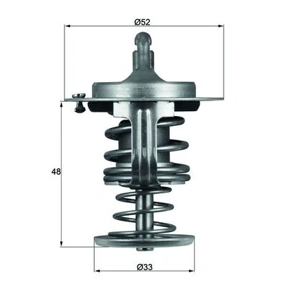 Imagen de MAHLE ORIGINAL TX 82 80D Termostato, refrigerante 80 52 con junta TOYOTA: Yaris I Hatchback, II Aygo, DAIHATSU: Terios