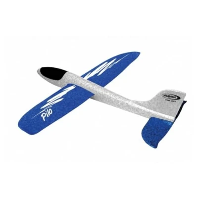 Imagen de Jamara 460306 Avion Planeador TELEDIRIGIDO (RC) Does Not Apply Pilo Espuma, Color Azul, One Size