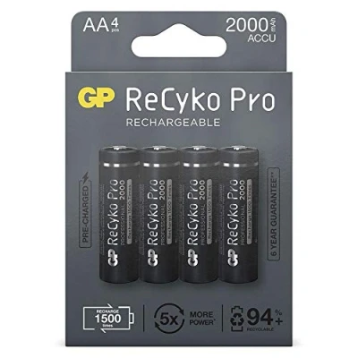 Imagen de 1X4 GP RECYKO Pro NIMH BATERÍA AA/Mignon 2000MAH
