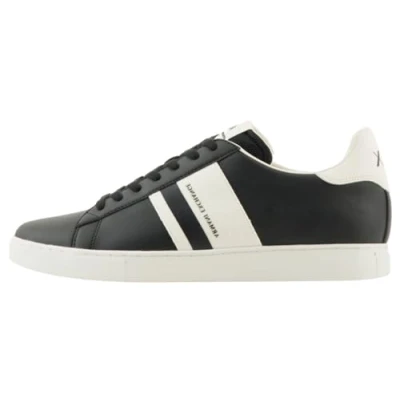 Imagen de Armani Exchange Paris Double Line, Zapatillas Hombre, Black Off White, 43 EU