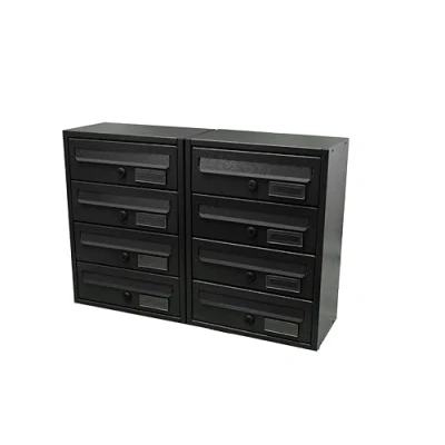 Imagen de Buzón de correos para condominios, 8 plazas, 60 x 17 42 cm altura, modelo modular