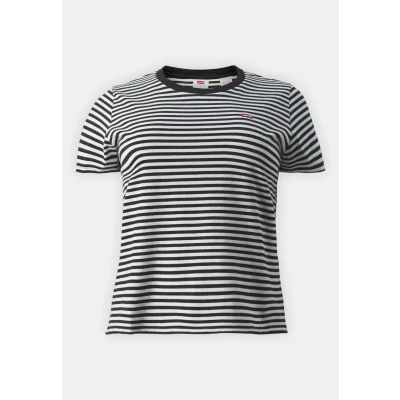 Imagen de Levi&#039;s Plus Perfect CREW Camiseta estampada, Mujer, Talla: 50/52, Raita caviar
