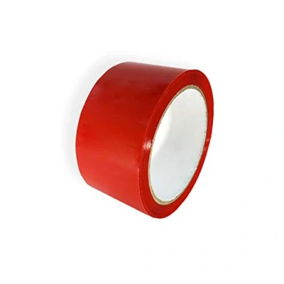 Imagen de Cinta Adhesiva Rojo, de embalaje polipropileno uso general, 48 mm x 66 metros, 6 rollos