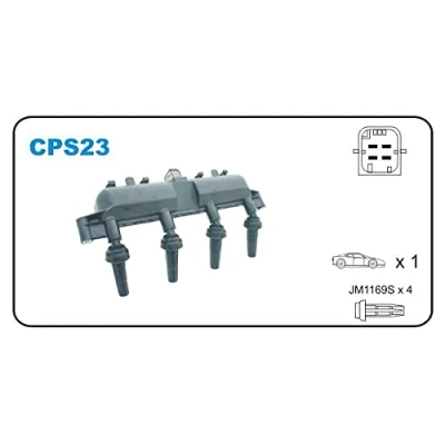 Imagen de JANMOR CPS23 Bobina de encendido PEUGEOT: 206 Hatchback, 106 II 307 CITROËN: Saxo C3 I Xsara Hatchback