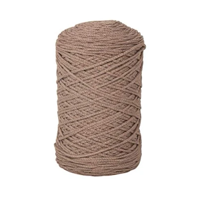 Imagen de Rayher Cuerda trenzada reciclada Braidy, 2 mm ø, aprox. 250 m, Color topo, 42009509