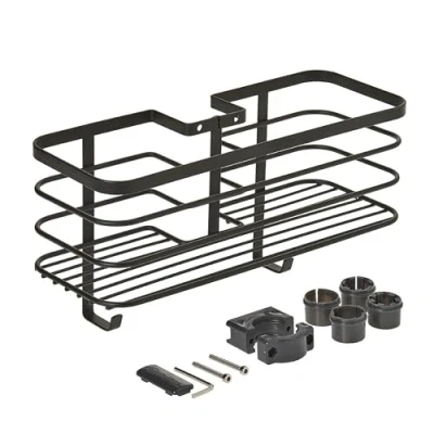 Imagen de Metaltex ORIGIN LAVA Estante Ducha. Acabado TOUCHTHERM color Negro