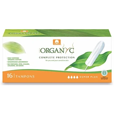 Imagen de Organyc TAMPONES Super Plus 16ud, Neutro, Estándar (R00990)