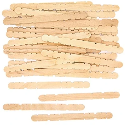 Imagen de Baker Ross FE332 Palos de madera Natural para Construcción Paquete 200, palitos proyectos manualidades niños, ideales y modelado en