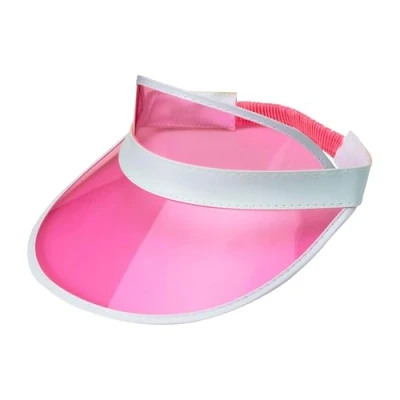 Imagen de WIDMANN 00210 Visera Estilo Años 80, Unisex Adulto, Gorra, Discoteca, Orgullo, Carnaval, Fiestas Temáticas, Talla Única, Color Rosa