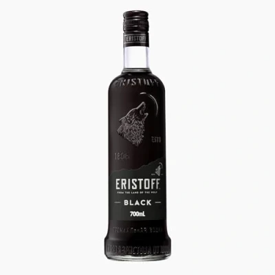 Imagen de ERISTOFF Black Wild Berry Premium Vodka Spirit Drink, 18 % Vol, 70cL / 700mL, con sabor a frambuesa y grosella negra