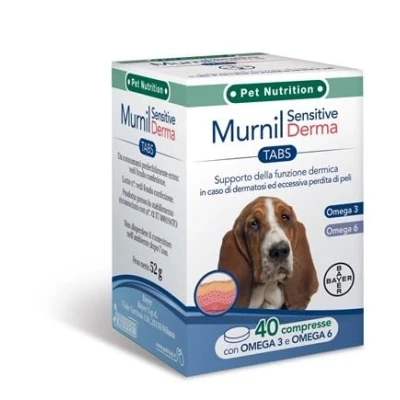 Imagen de Bayer (div.sanita&#039;animale) Murnil Sensitive Derma Tabs 40 Compresse