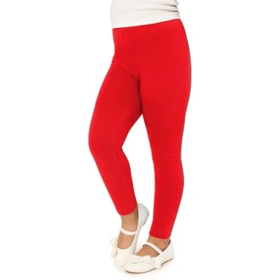 Imagen de Merry Style Leggins Mallas Pantalones Largos Ropa Deportiva Niña MS10 130 (Rojo, 158 cm)