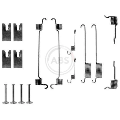 Imagen de A.B.S. 0731Q Juego de accesorios, zapatas freno FORD: Escort 5 Cabrio, FIESTA 3, 6