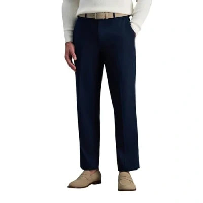 Imagen de Haggar Herren Premium No Iron Khaki Classic Fit Flat Front Casual Pant Unterhose, Azul Marino Oscuro, 38W/34L