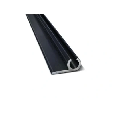 Imagen de ANKO PLANEN Riel de refuerzo para tienda campaña, 1 m, color antracita, 7,5 mm, aluminio, fijación al techo 90 5,5 mm 8,5