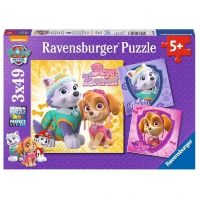 Imagen de Ravensburger Paw Patrol Rompecabezas 3 x 49 Piezas, ( 80083)