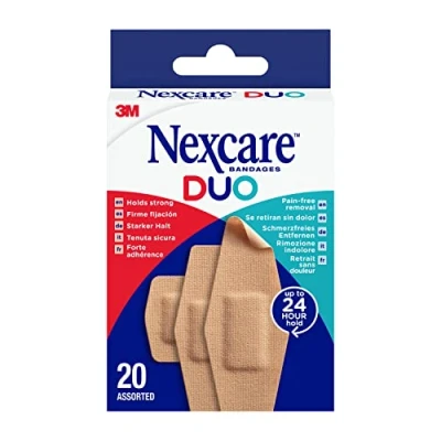 Imagen de Nexcare DUO, surtido de 20 unidades distintos tamaños
