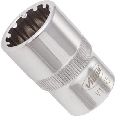 Imagen de VIGOR V1995 Piezas insertables de Llave cubo vaso destornillador TORX