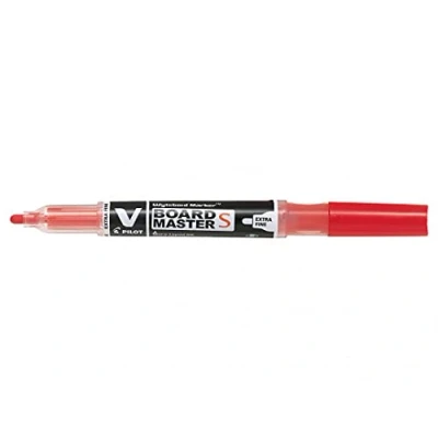 Imagen de Pilot 10138 V Board Master BeGreen marcador, punta cónica, Extra fina línea recargable tinta líquida 1,3 mm rojo