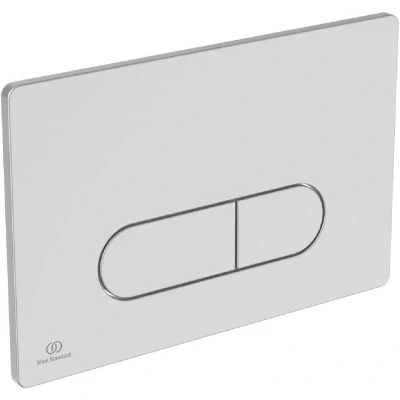 Imagen de Ideal Standard R0115AC Placa de Descarga Inodoro, Bianco, Oleas M1 Mechanical Toilet Flush Plate White