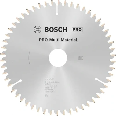 Imagen de Bosch Professional 2 608 640 509 Hoja de sierra circular Multi Material 190 x 30 2,4 mm, 54 (pack 1)
