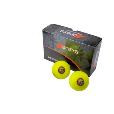 Imagen de Grayss 2 Bolas Hockey Hierba Astrotec Grays Amarillas