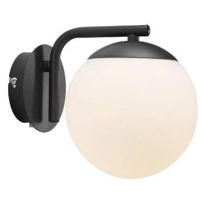 Imagen de Nordlux Grant 47091003 Lámpara de pared (cristal ópalo), color negro