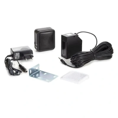 Imagen de Velleman Barrera IR con Cable, Alcance de 7 m, protección IP44, Incluye Sensor fotoeléctrico, alimentación 12 V y Altavoz Alarma Ajustable