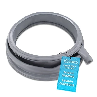 Imagen de DL pro Junta de goma para puerta lavadora Bosch Siemens Balay Constructa iQ500 iQ300 Maxx 6 VarioPerfect Avantixx Serie 686004 00686004 escotilla