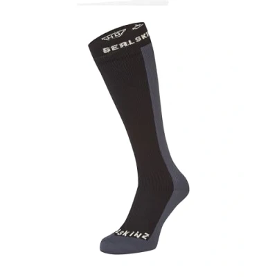 Imagen de SEALSKINZ Worstead Calcetines unisex impermeables con forro de lana merina, longitud hasta la rodilla, para exteriores, esquí y senderismo invierno, liberan calor humedad