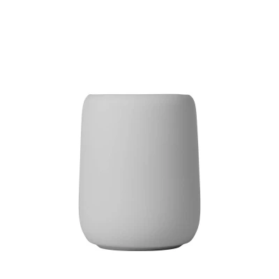 Imagen de Blomus Sono Vaso para cepillos de Dientes, Cerámica y Silicona, Micro Chip, H 11 cm, Ø 8,5 V 0,3 l