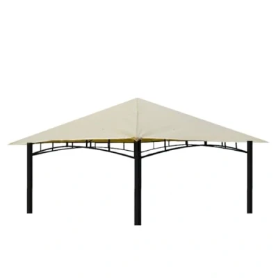 Imagen de freigarten.de Techo de repuesto para cenador 3 x m, color arena, antiguo, resistente al agua, material: Panamá PCV suave, 370 g/m², extrafuerte, modelo (beige)